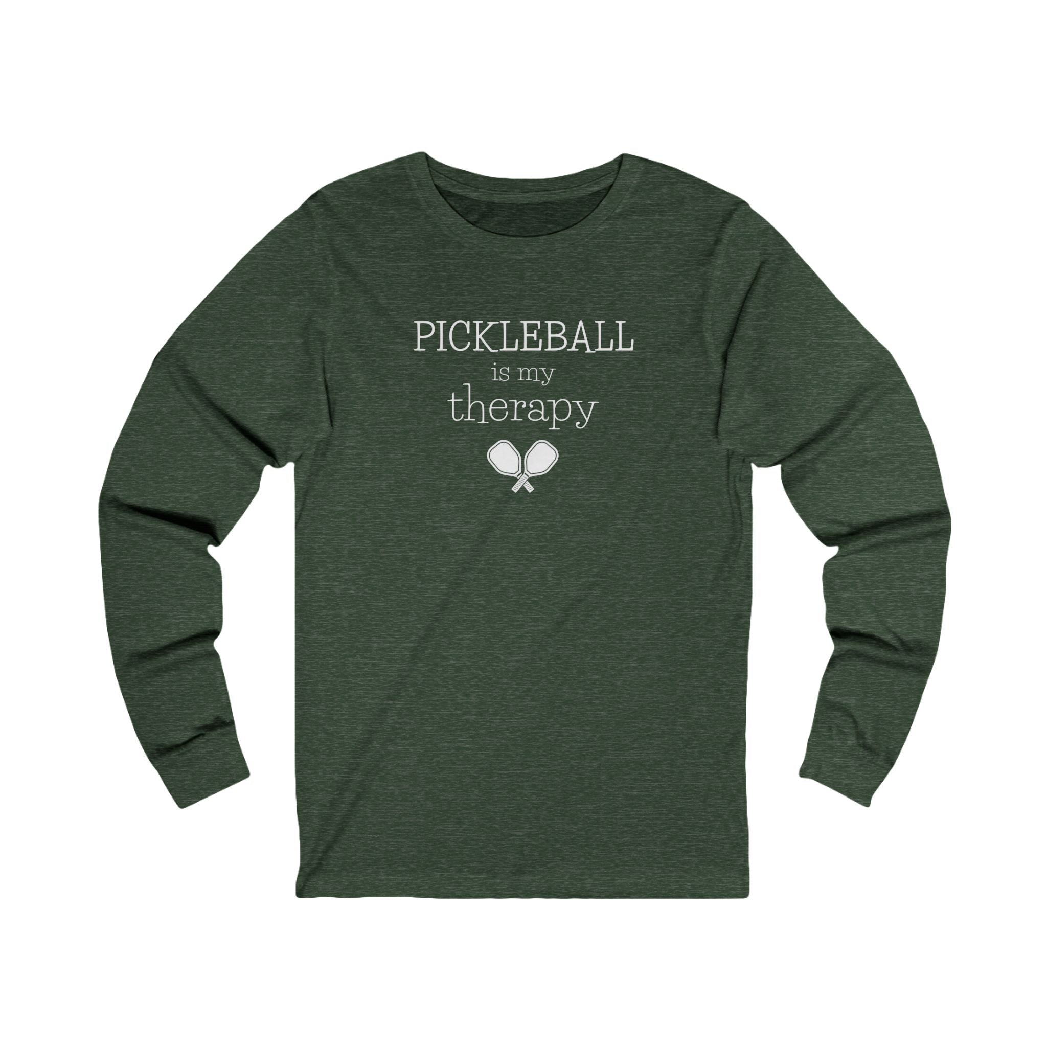 Pickleball Is My Therapy Unisex Long Sleeve T-shirt