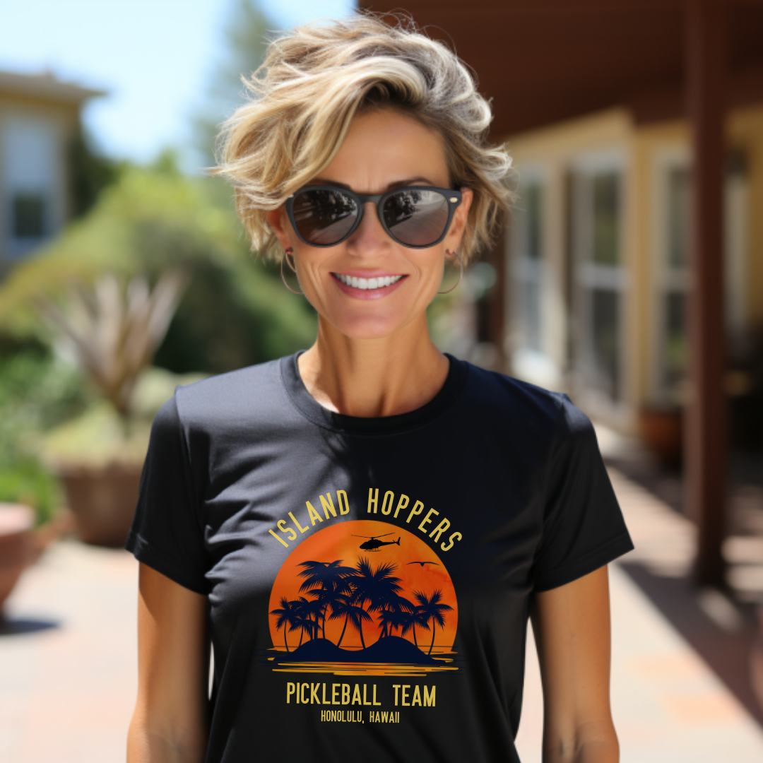 Island Hoppers Pickleball Team Unisex T-shirt