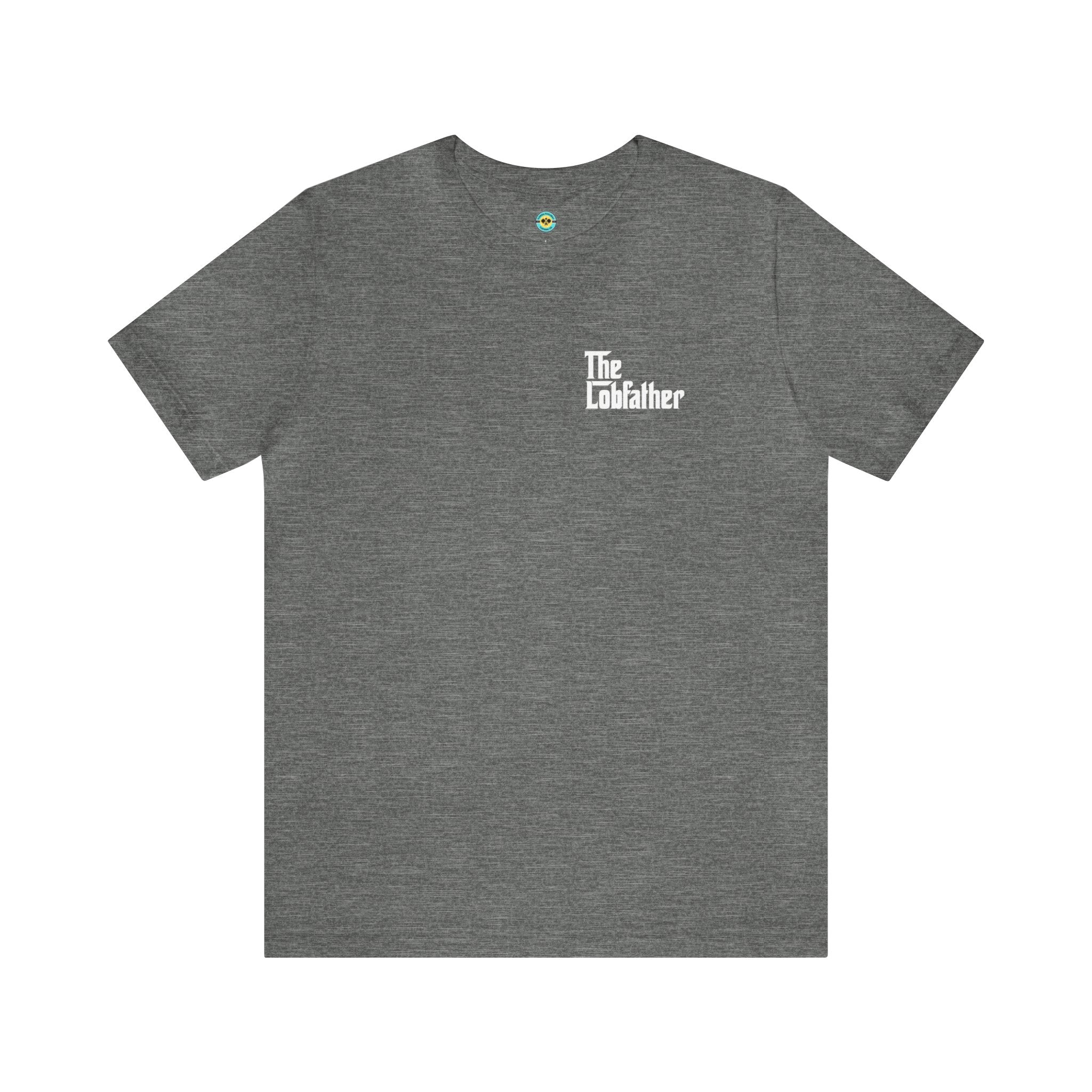 The Lobfather Unisex T-shirt (left chest)