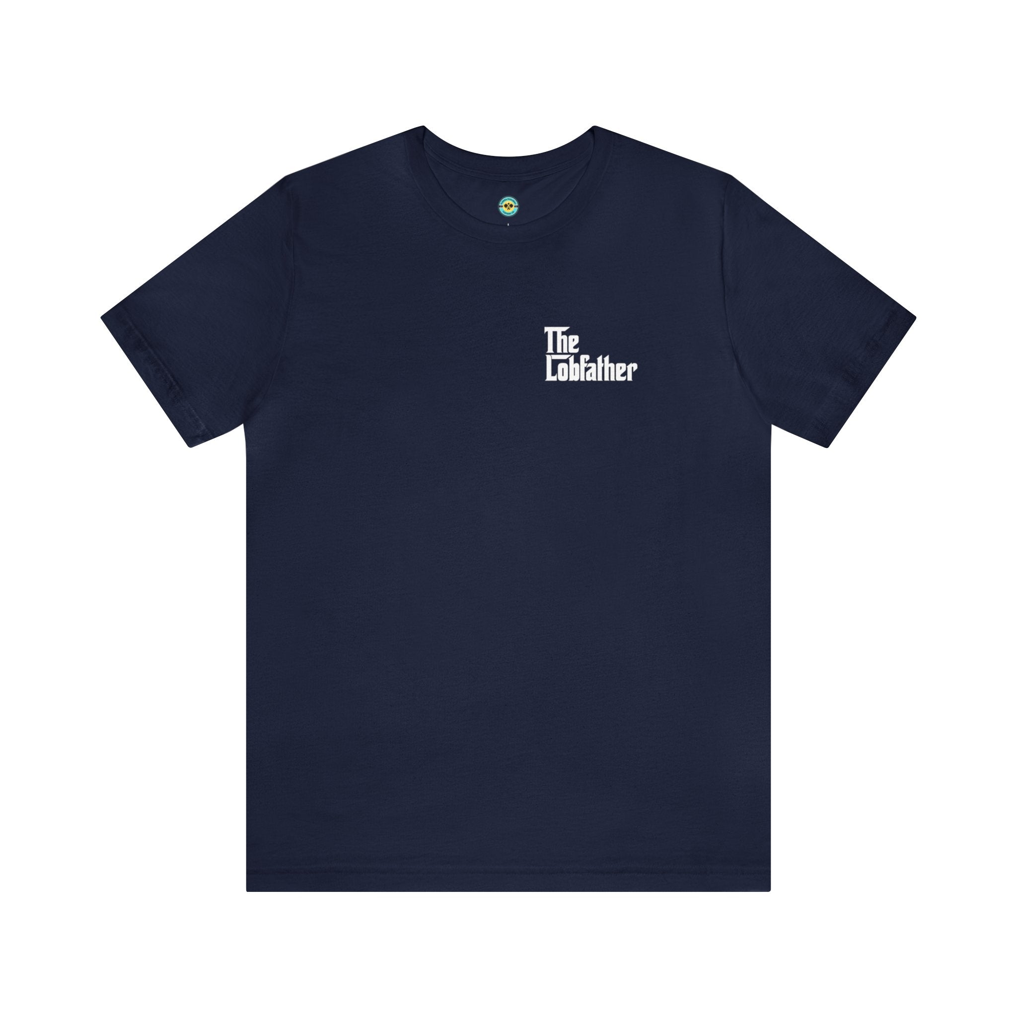 The Lobfather Unisex T-shirt (left chest)