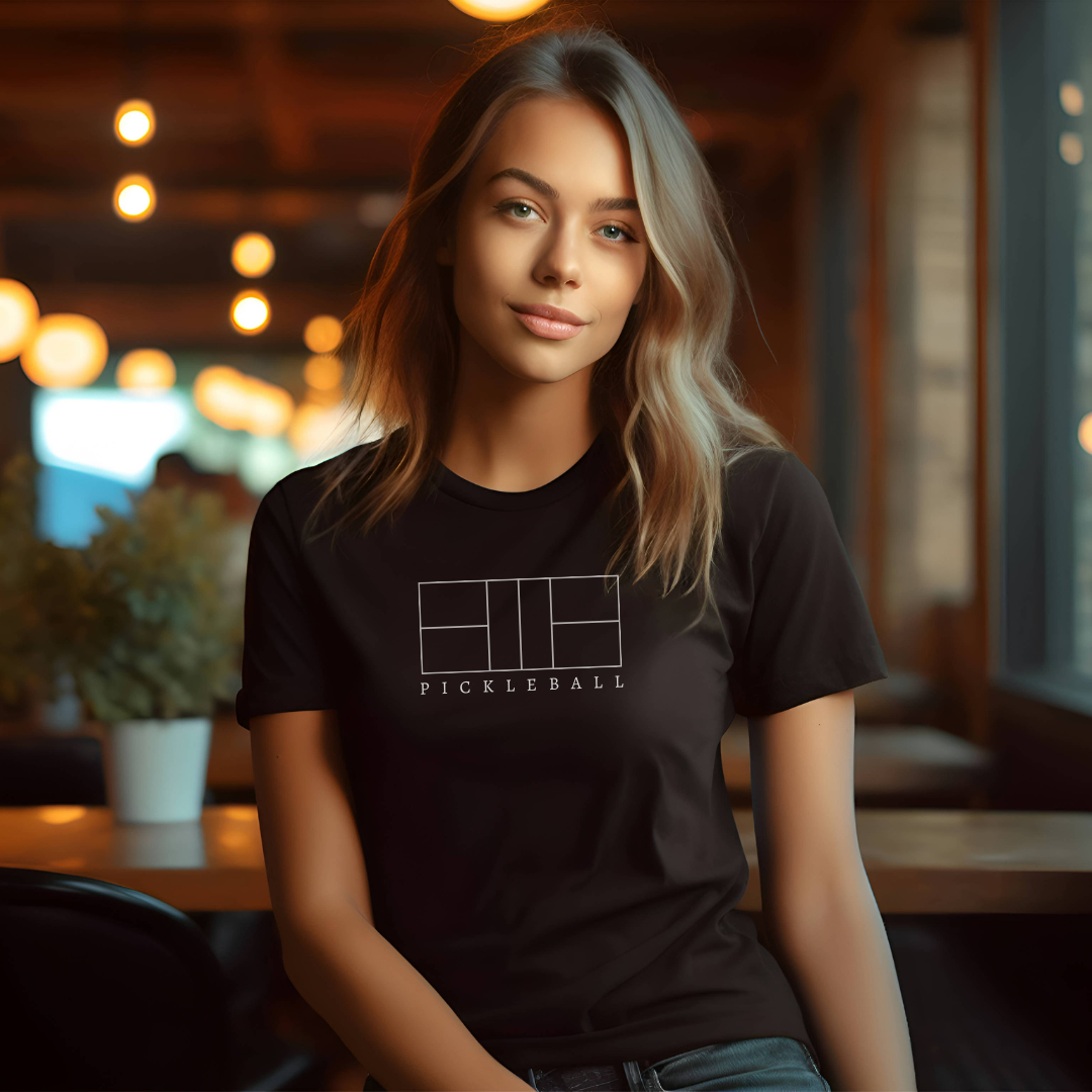 Pickleball Court Unisex T-shirt