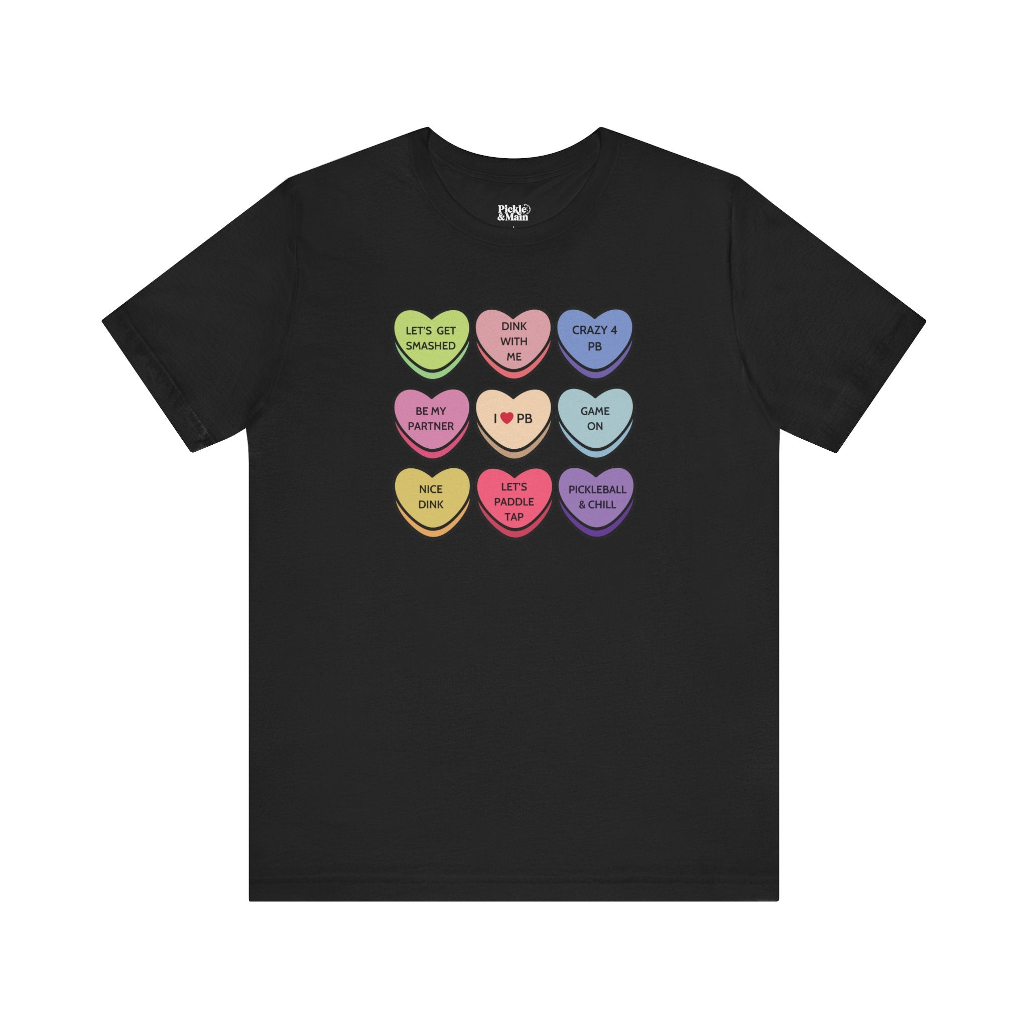 Pickleball Candy Hearts Unisex T-shirt