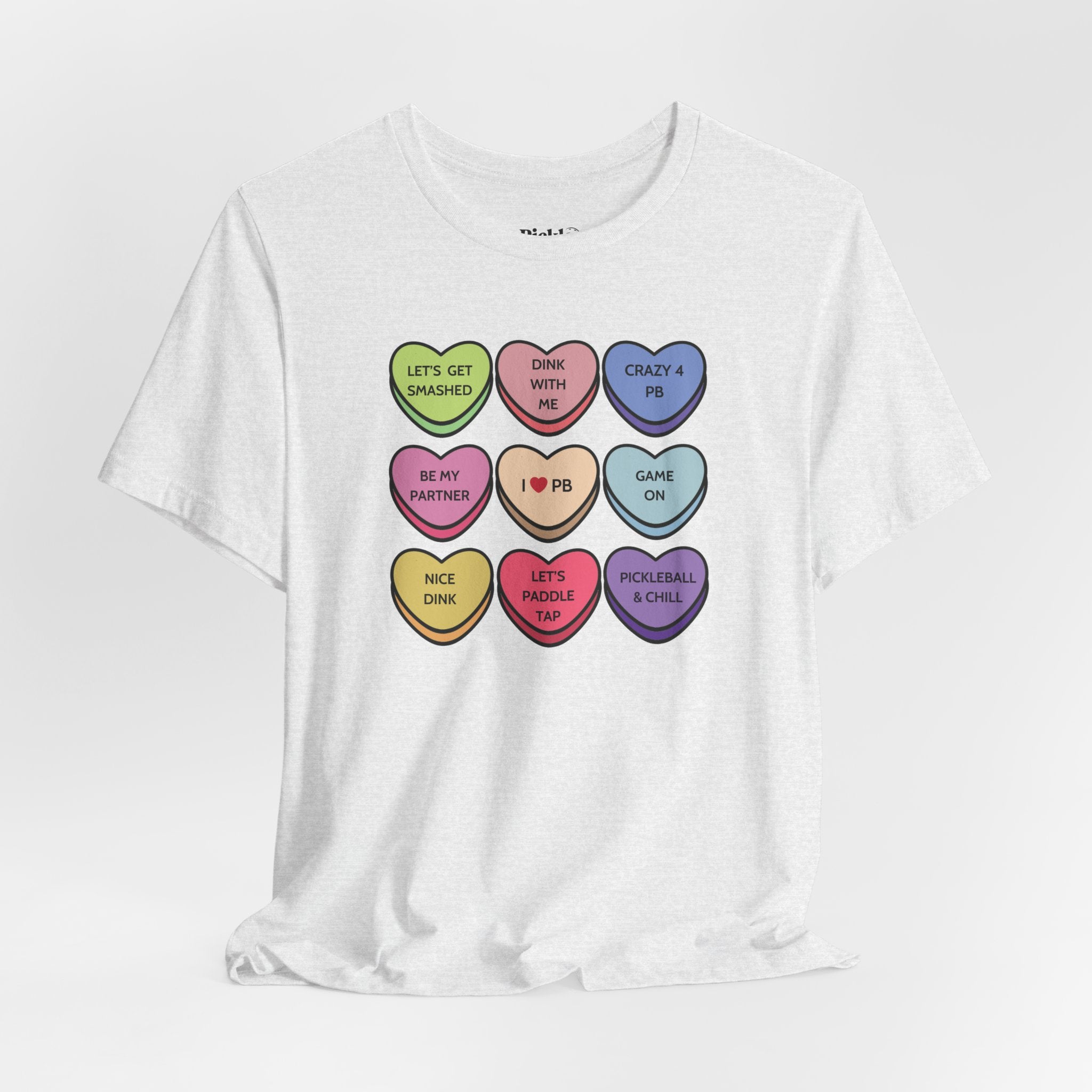 Pickleball Candy Hearts Unisex T-shirt
