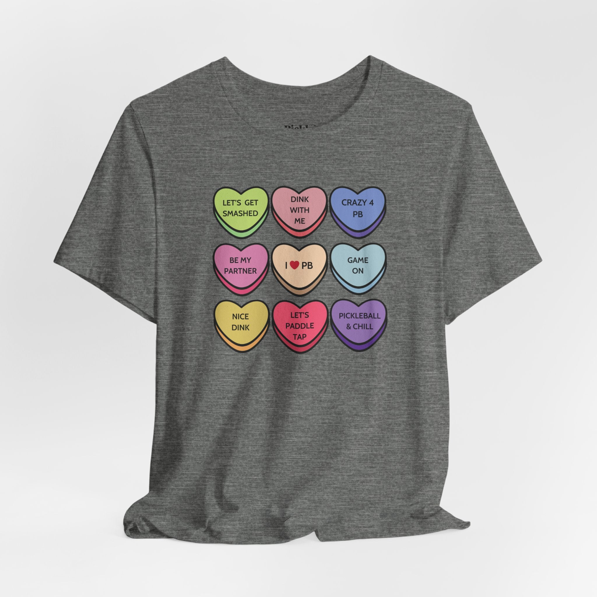 Pickleball Candy Hearts Unisex T-shirt