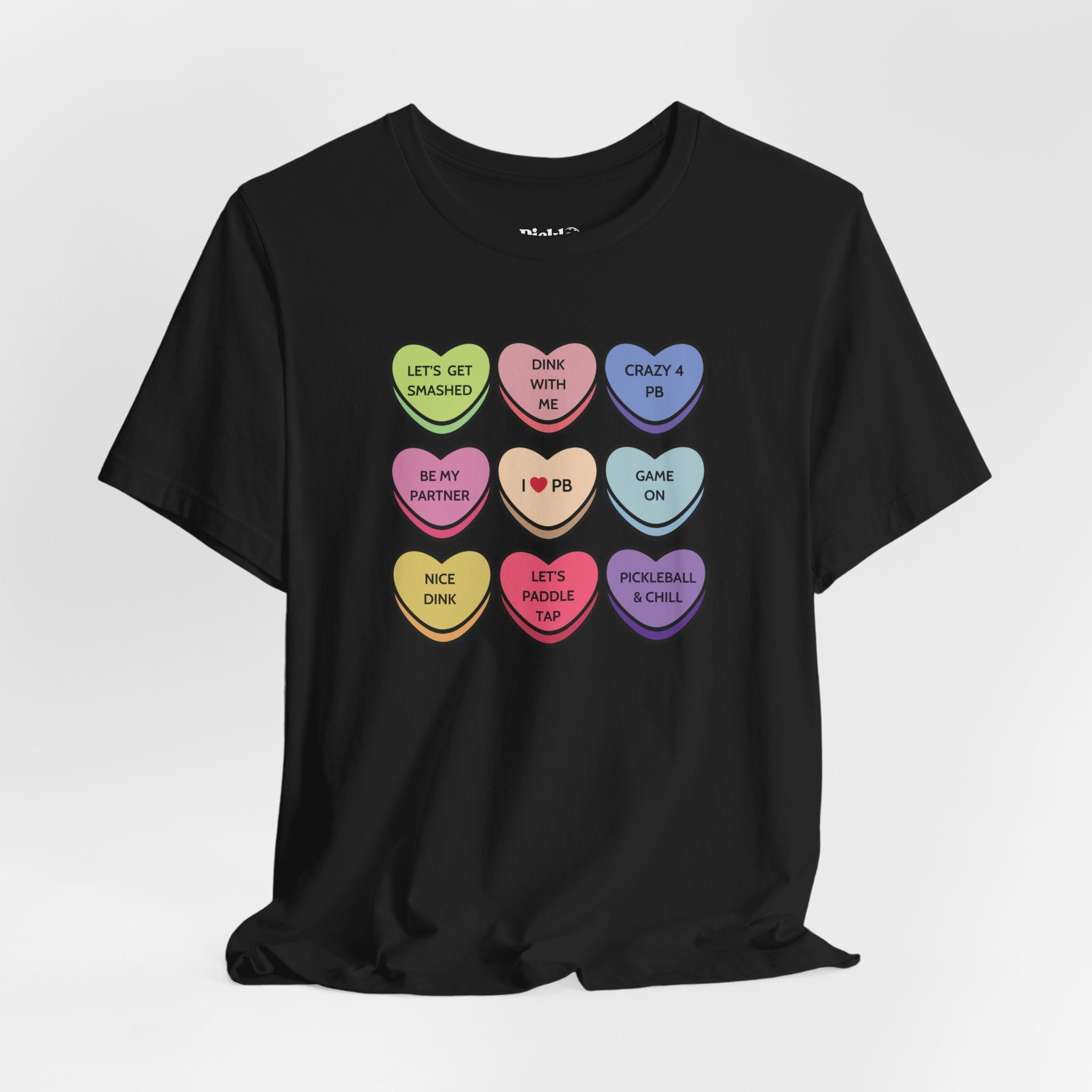 Pickleball Candy Hearts Unisex T-shirt