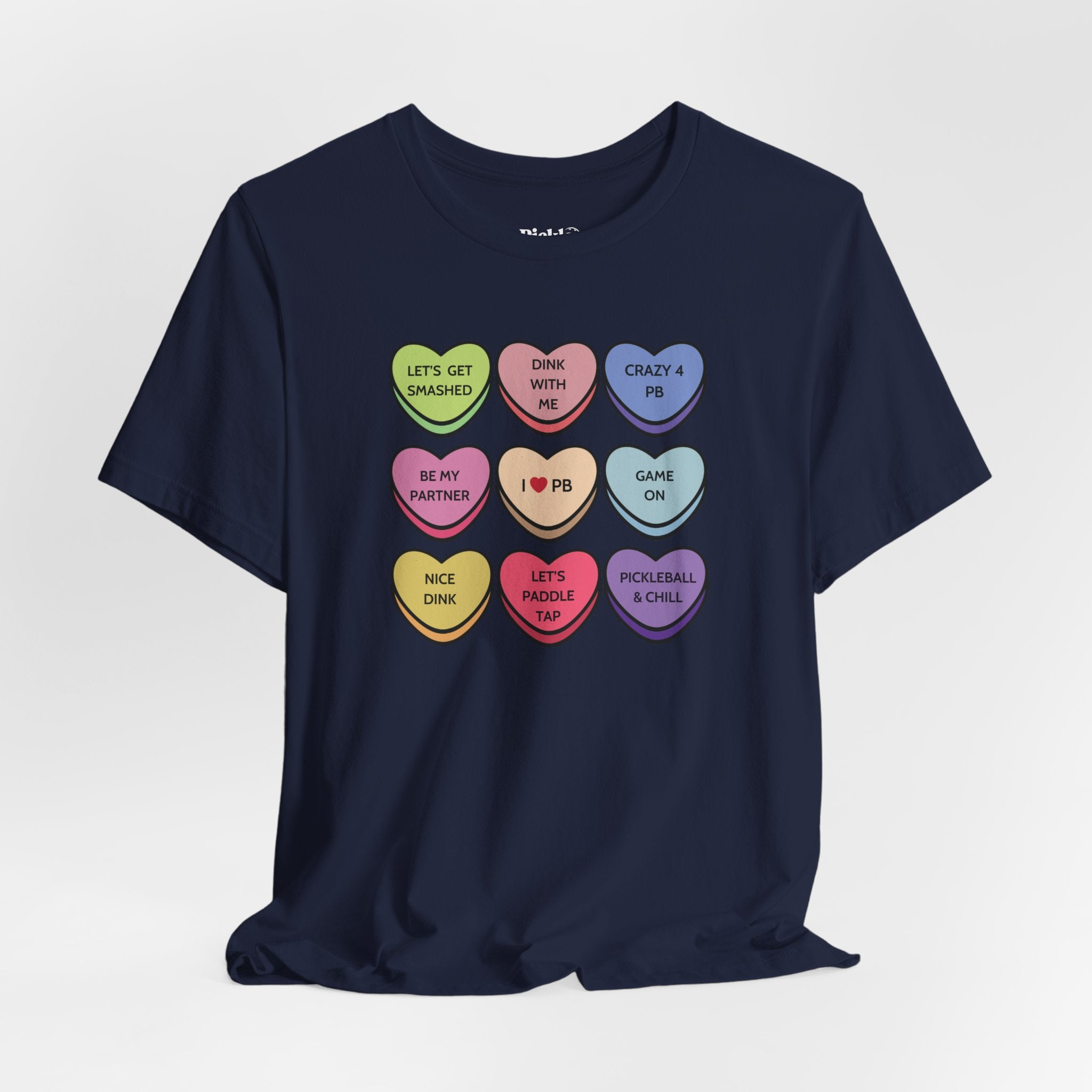 Pickleball Candy Hearts Unisex T-shirt