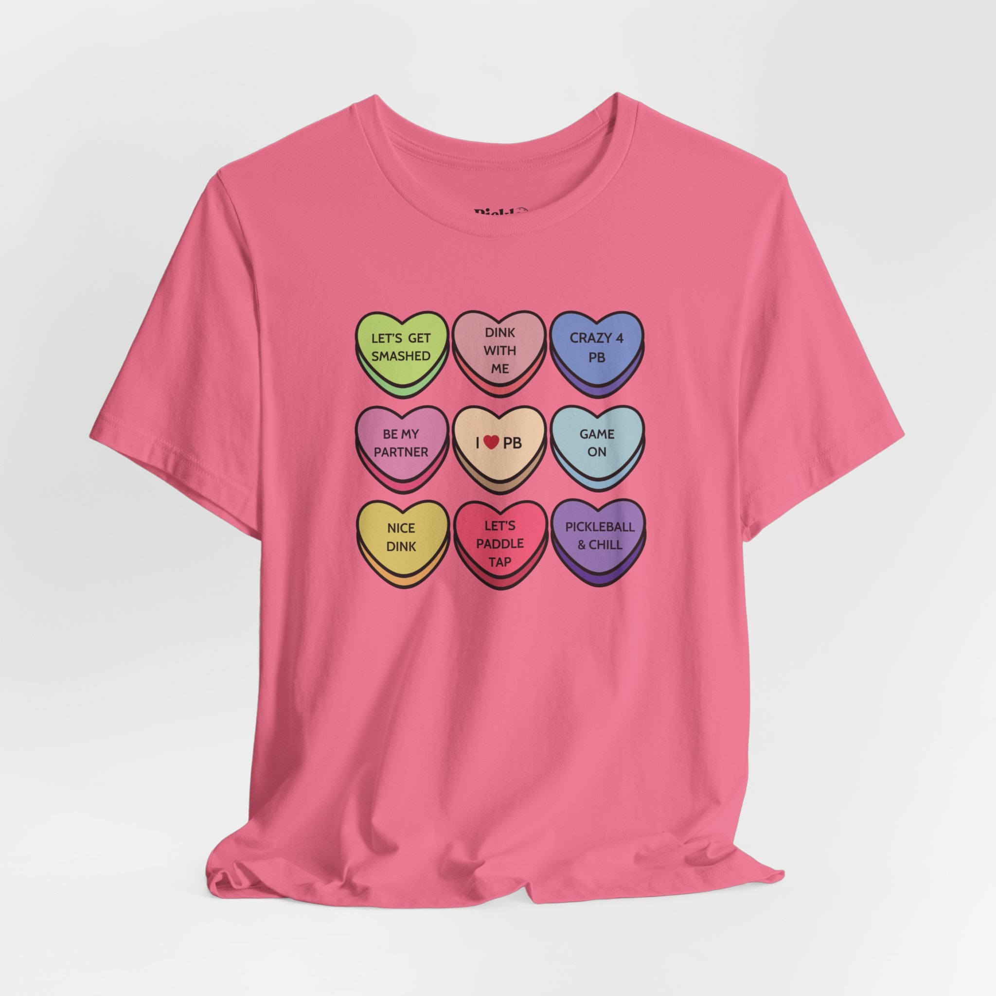 Pickleball Candy Hearts Unisex T-shirt
