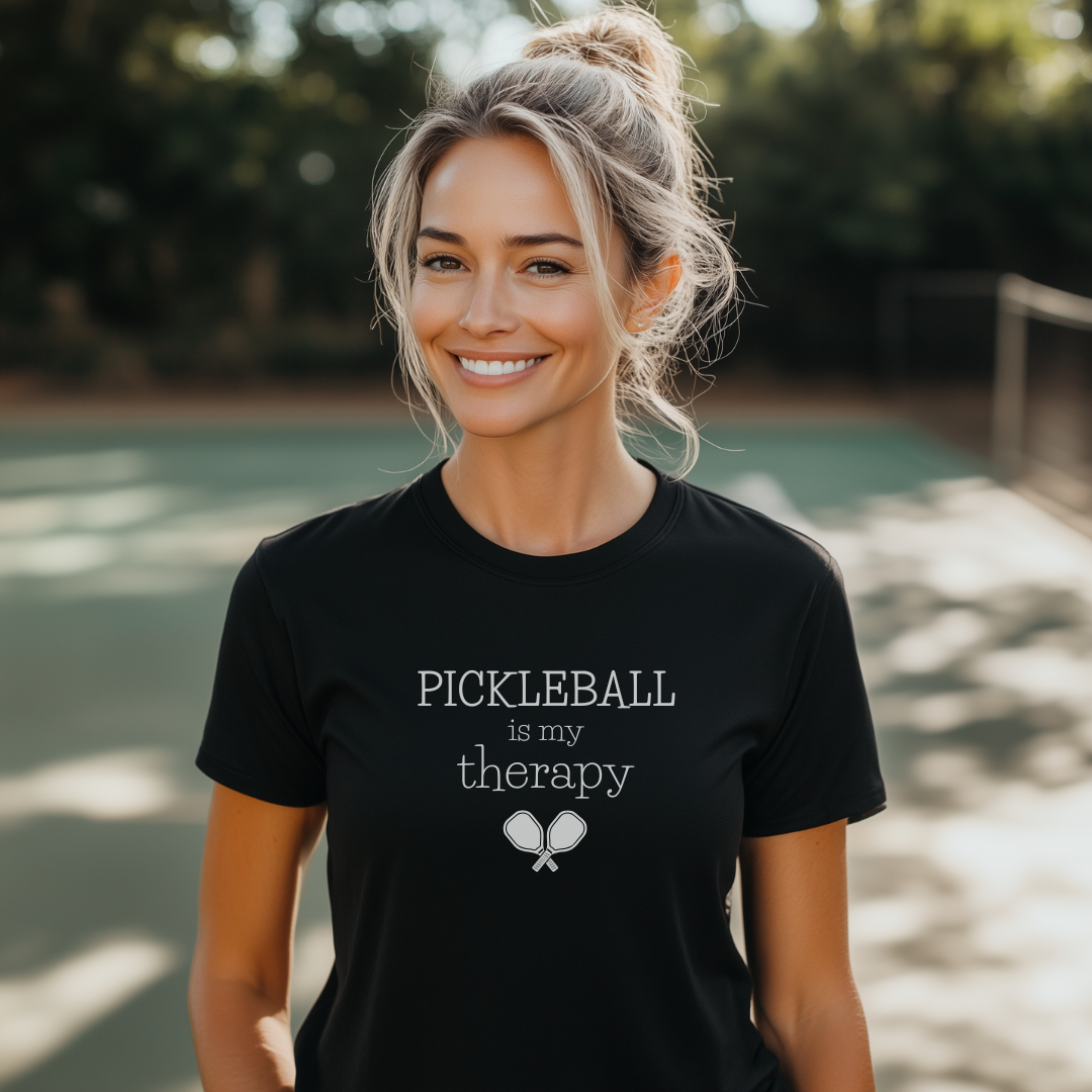 Pickleball Is My Therapy Unisex Tee