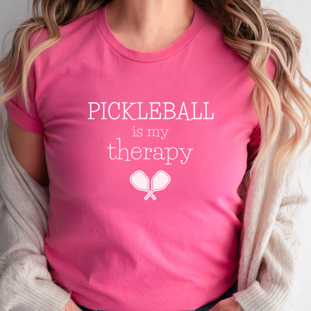 Pickleball Is My Therapy Unisex Tee