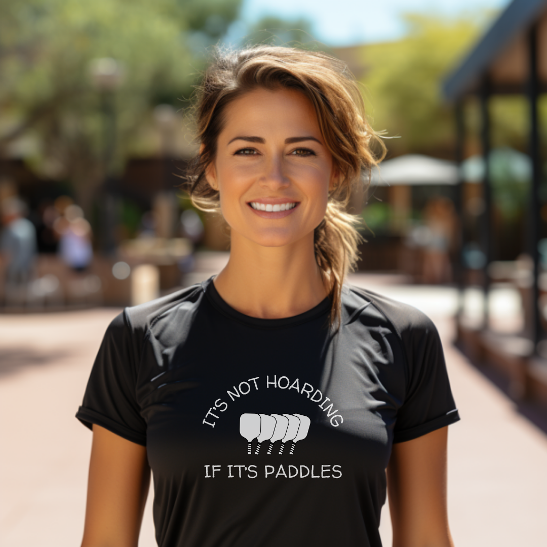 It's Not Hoarding If It's Paddles v2 Unisex T-shirt