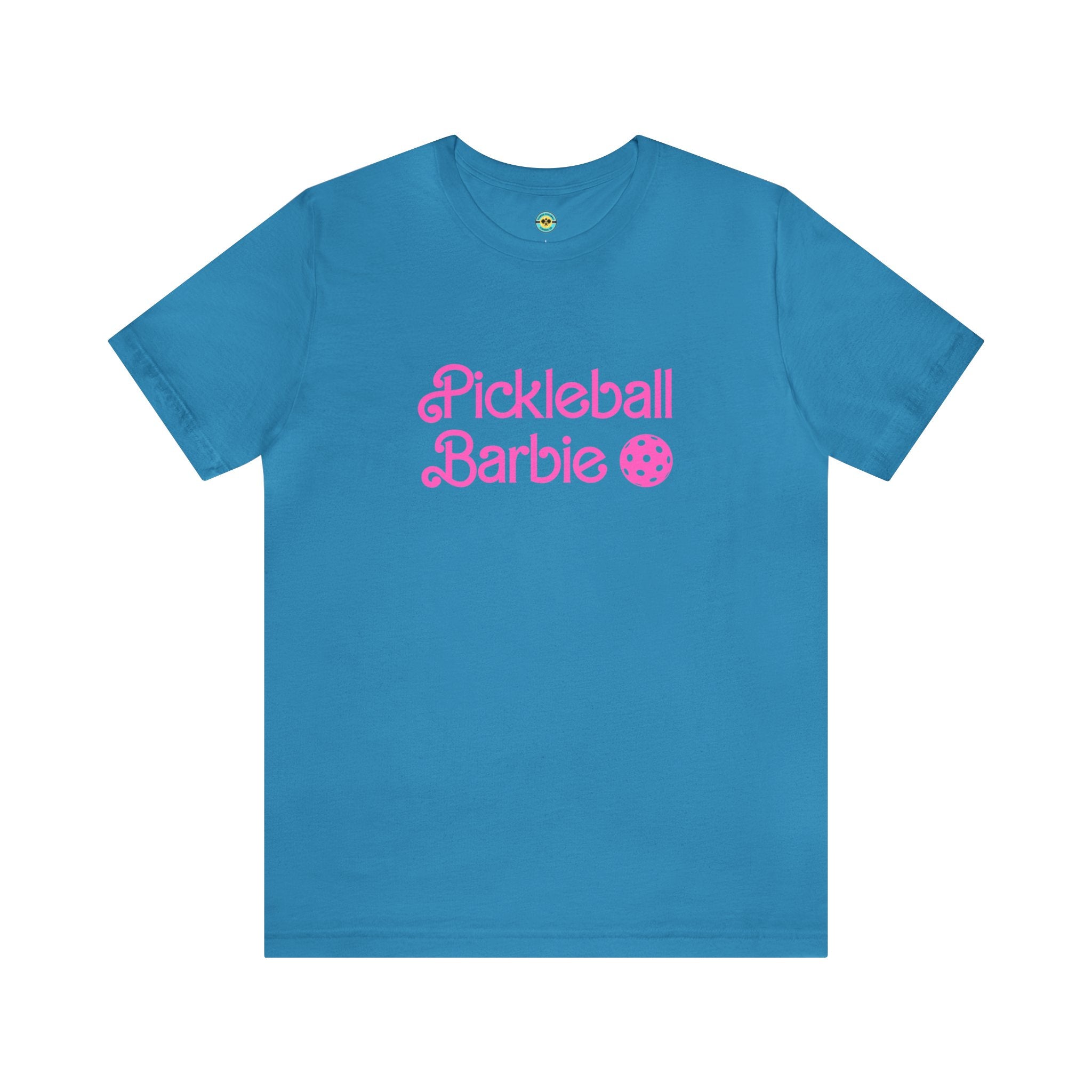 Pickleball Barbie Stacked/Pink Letters Unisex T-shirt