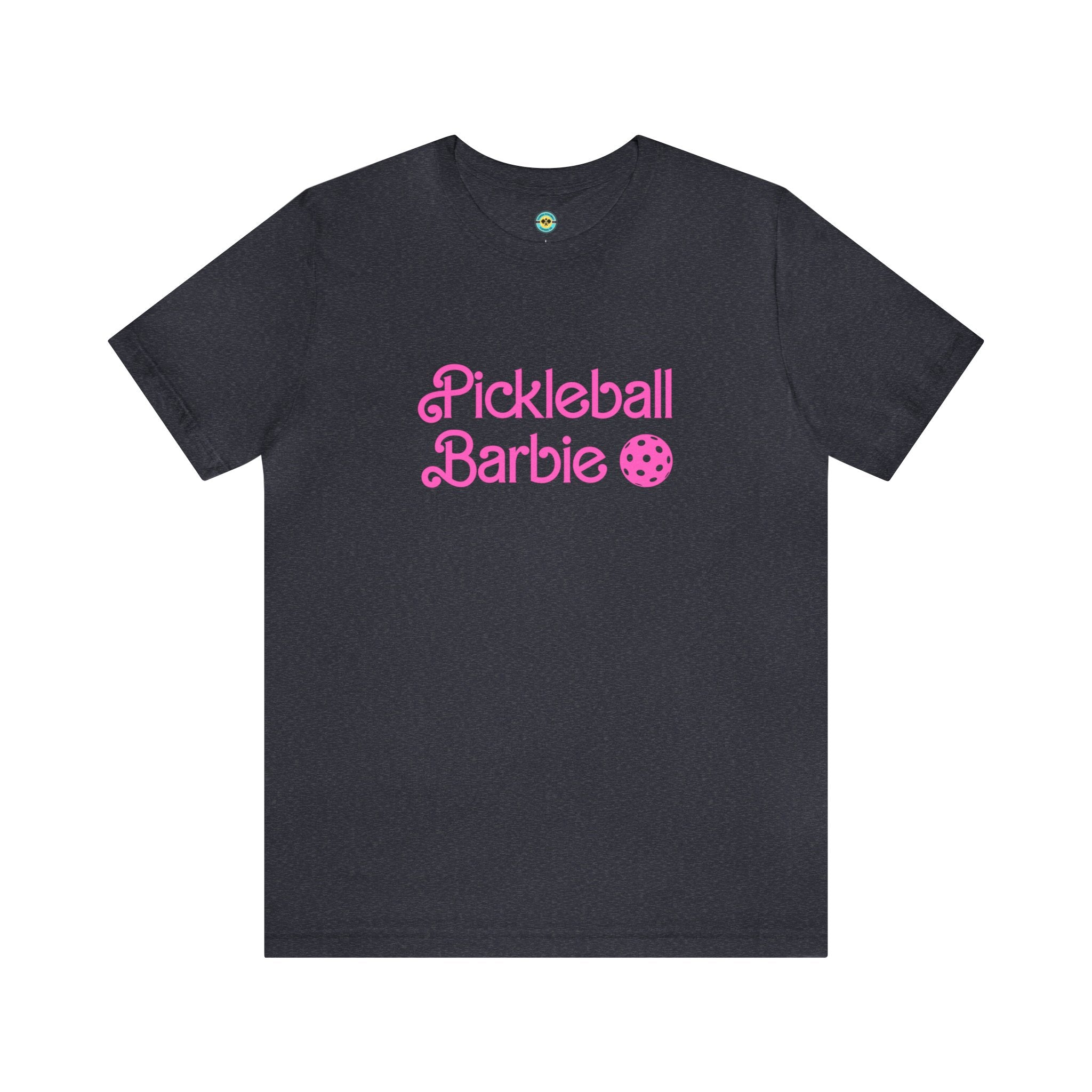 Pickleball Barbie Stacked/Pink Letters Unisex T-shirt