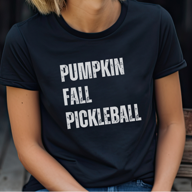 Pumpkin Fall Pickleball Unisex T-shirt