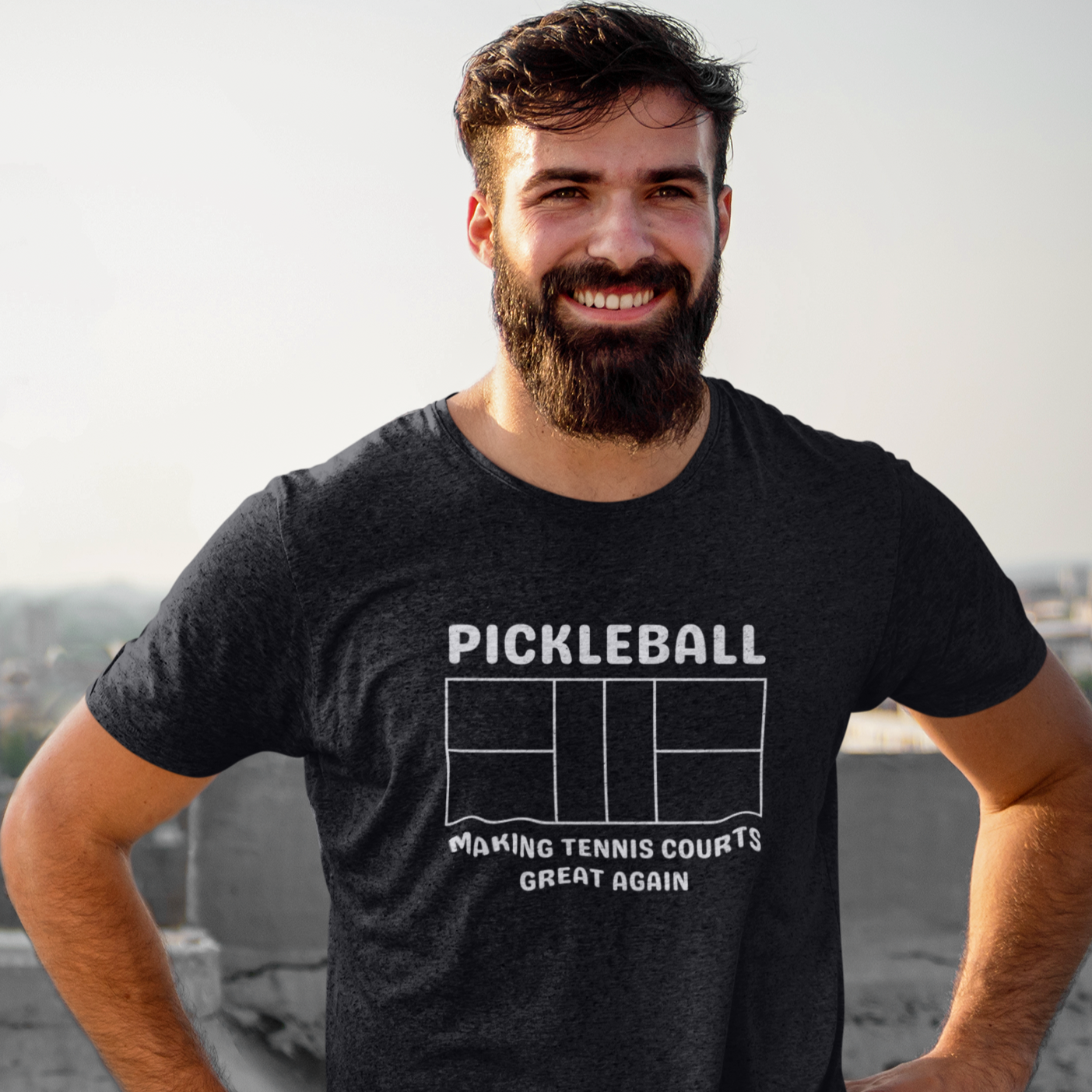 Pickleball Making Tennis Courts Great Again Unisex T-shirt