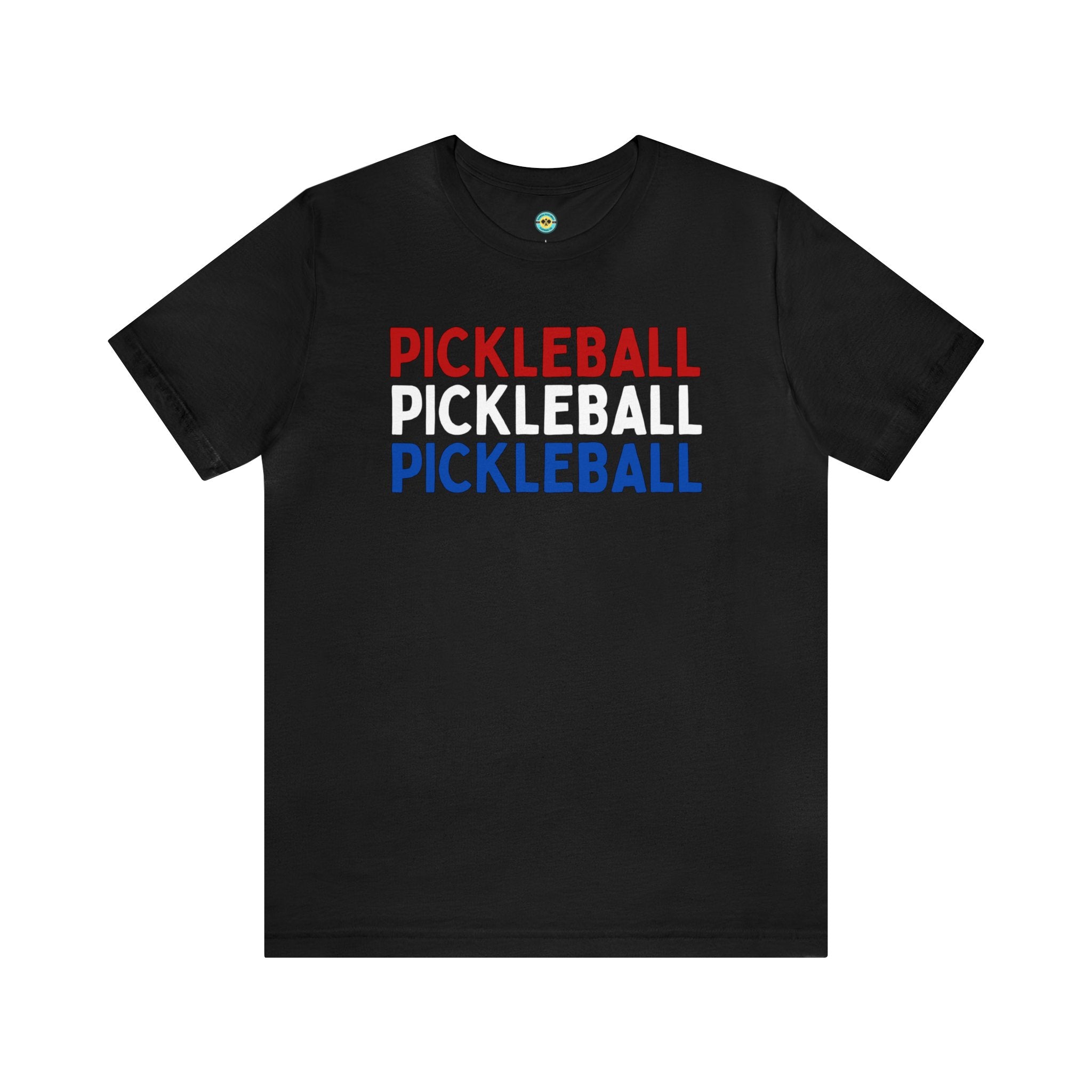 Pickleball Red White Blue Unisex T-shirt