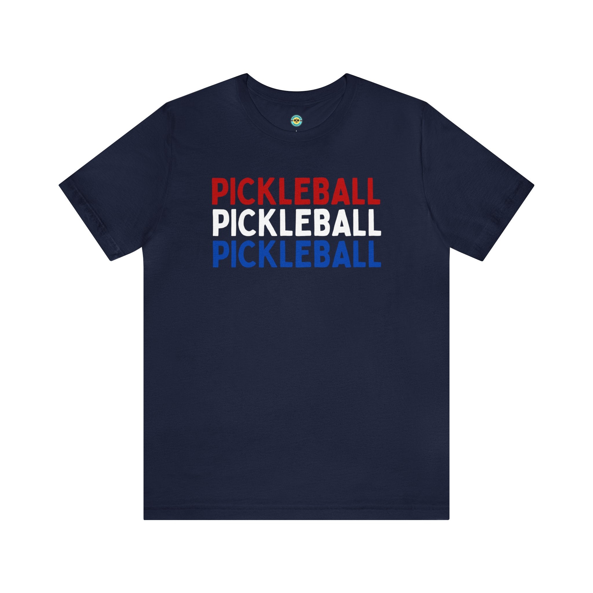 Pickleball Red White Blue Unisex T-shirt