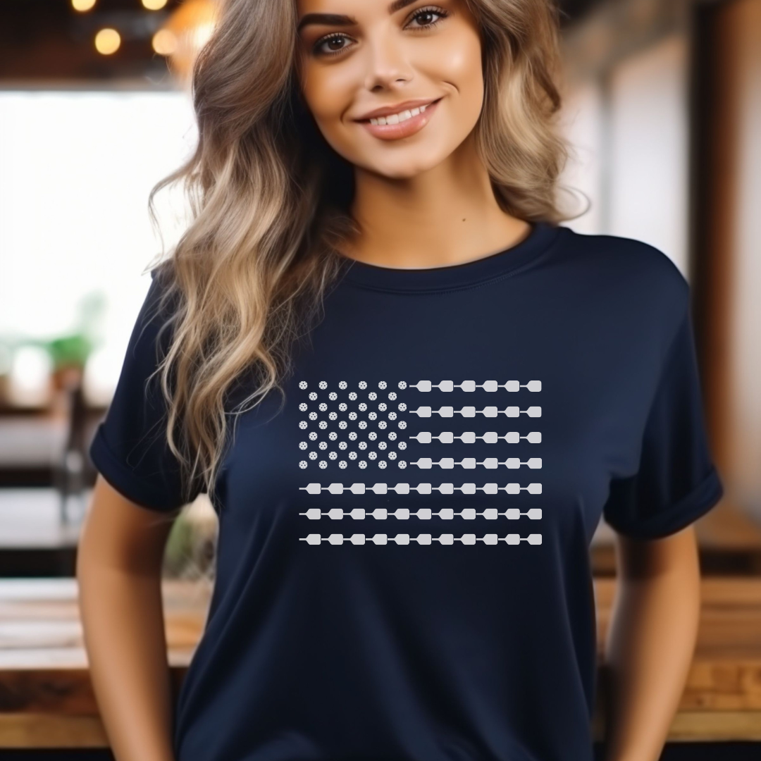 Pickleball Flag v2 Unisex T-shirt