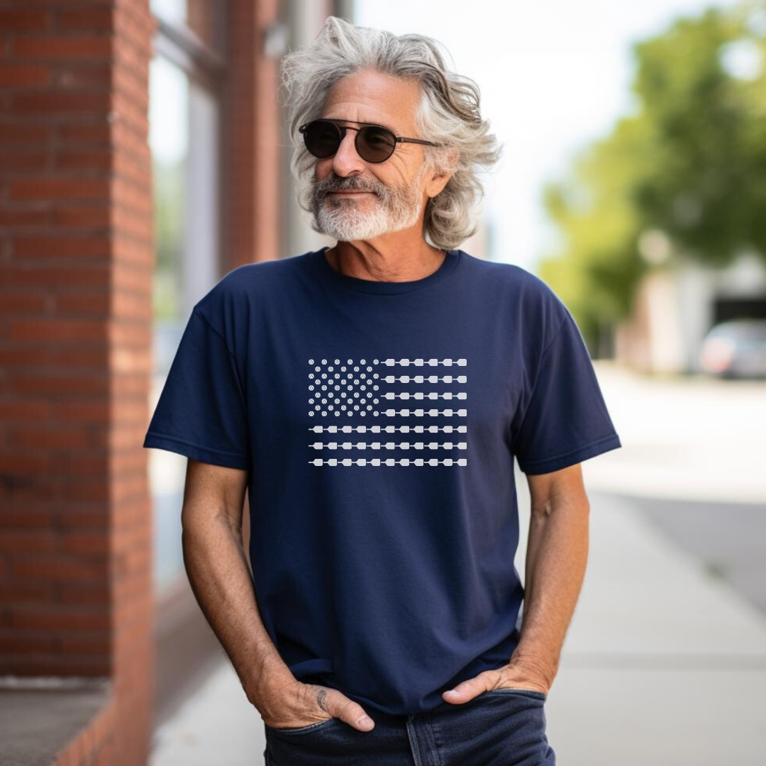 Pickleball Flag v2 Unisex T-shirt