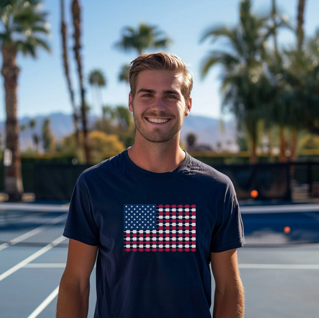 Pickleball Flag Unisex T-shirt