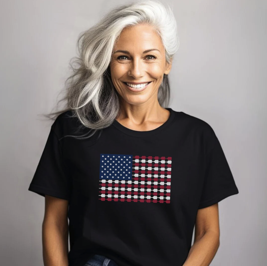 Pickleball Flag Unisex T-shirt