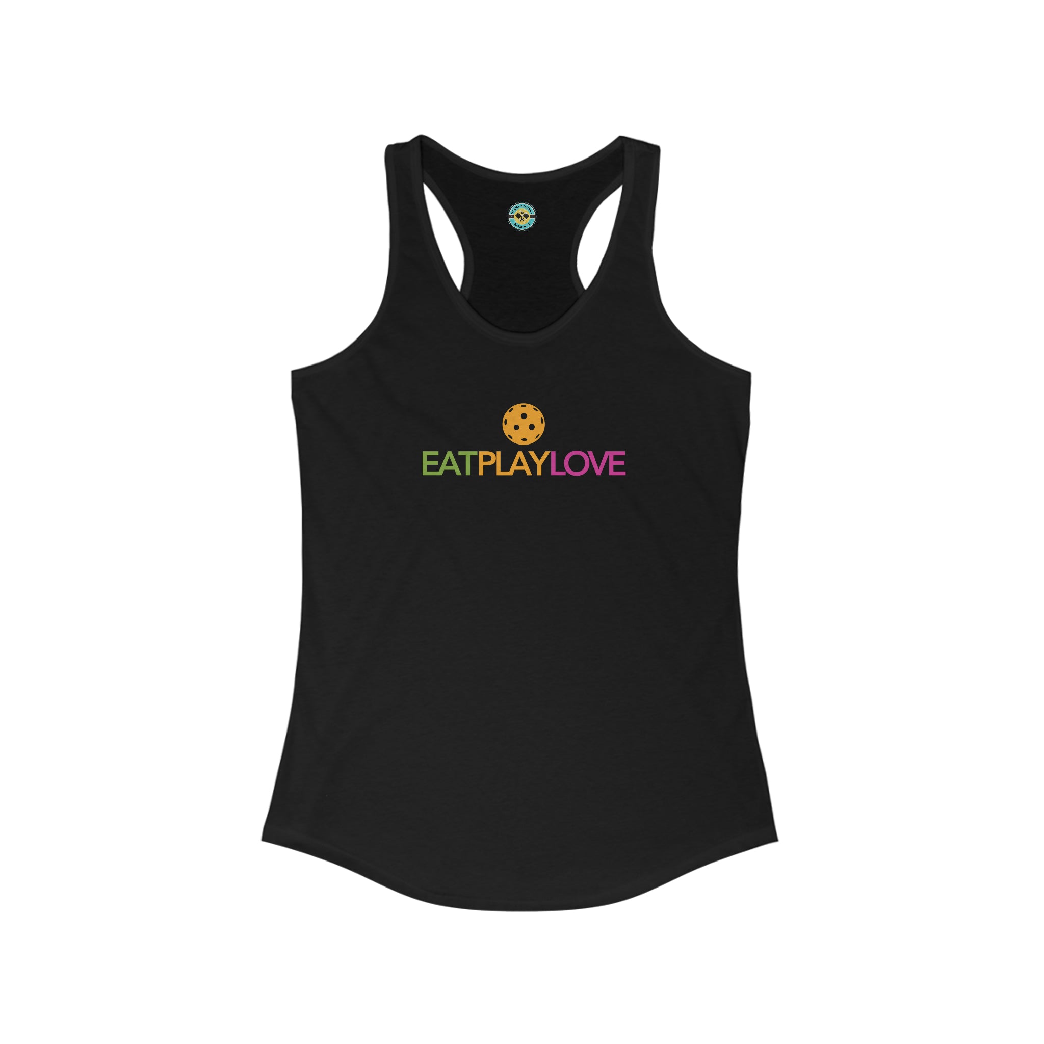Eat Play Love Pickleball Racerback Tank