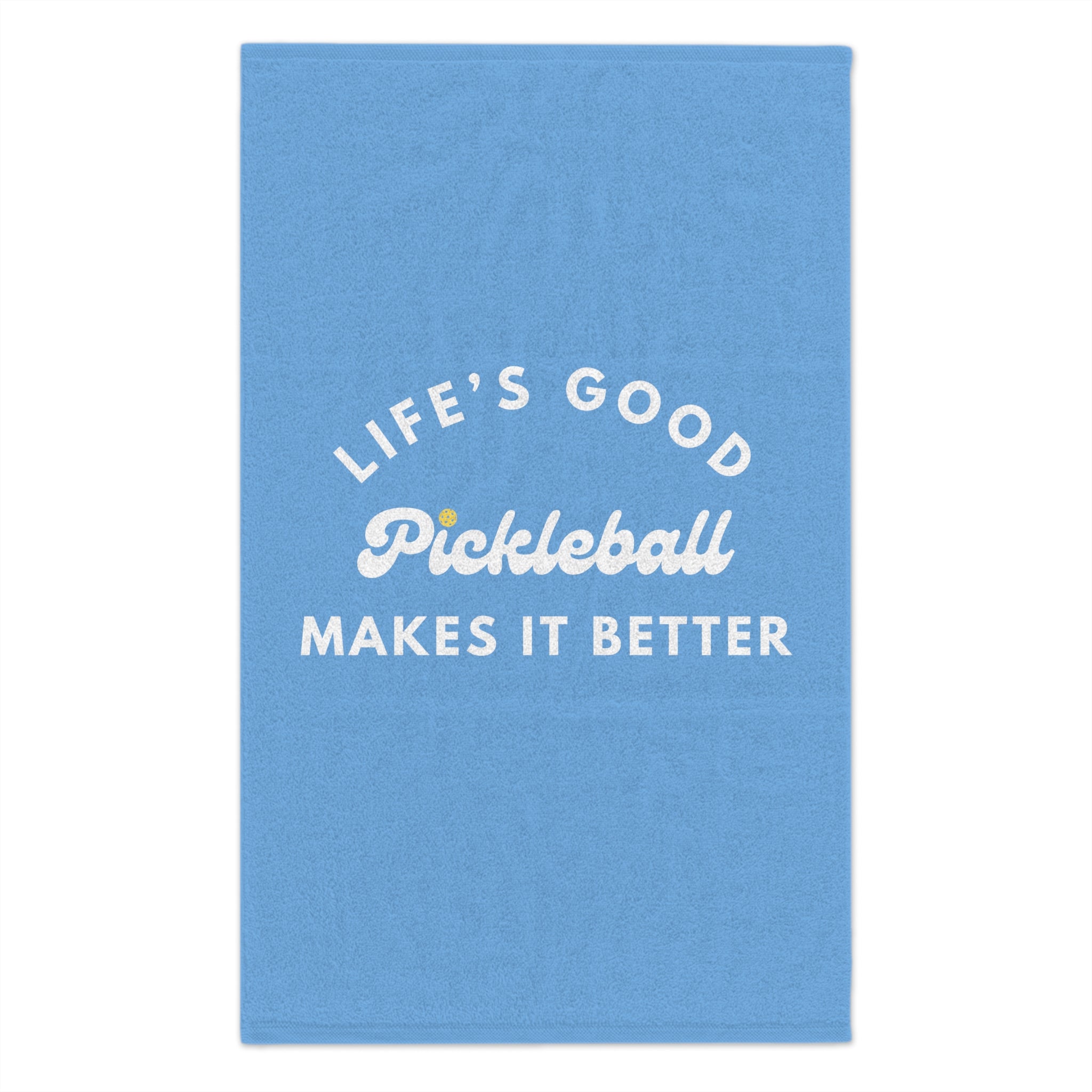 Pickleball Makes It Better Sport Towel - Blue