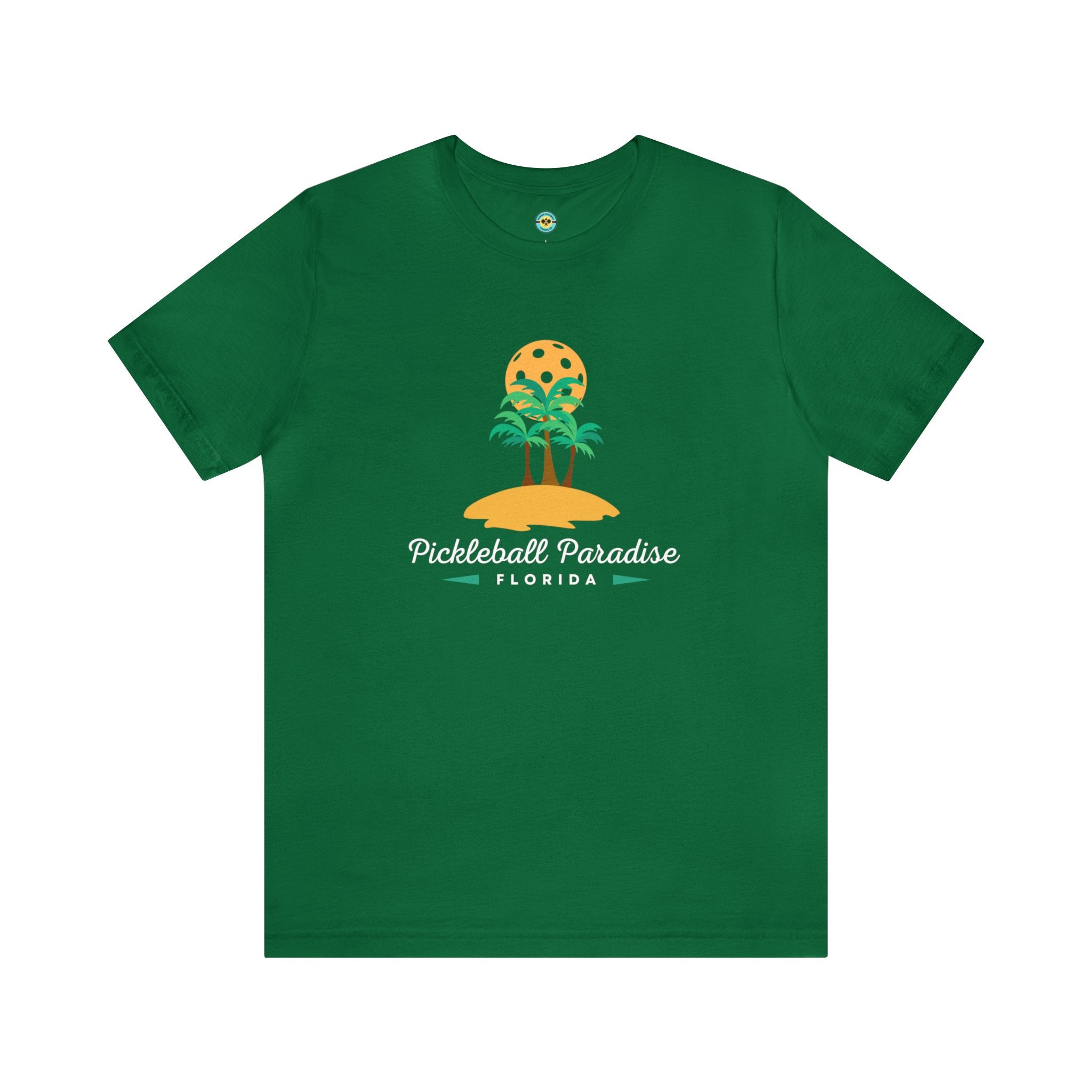 Pickleball Paradise Florida Unisex T-shirt - White Lettering
