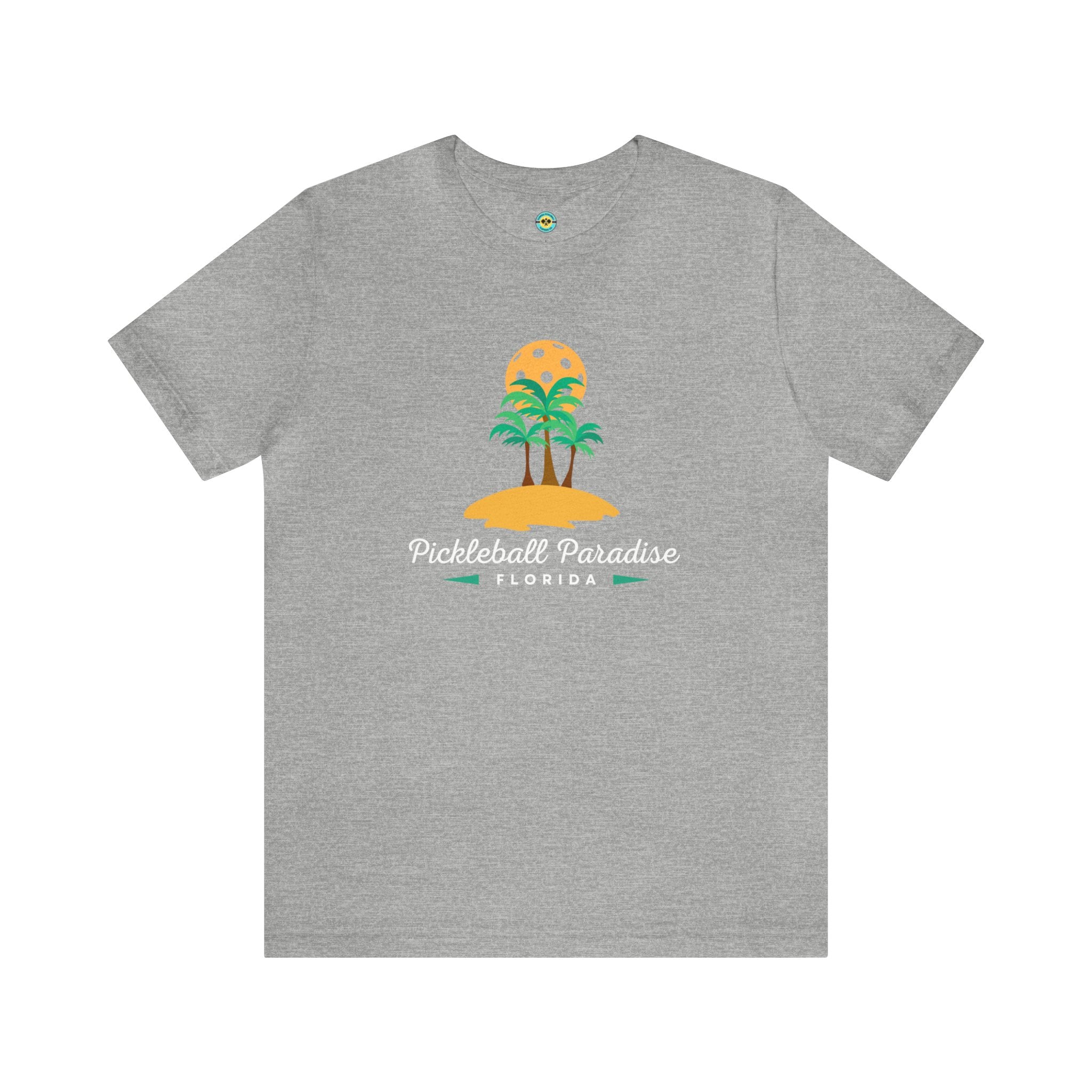Pickleball Paradise Florida Unisex T-shirt - White Lettering