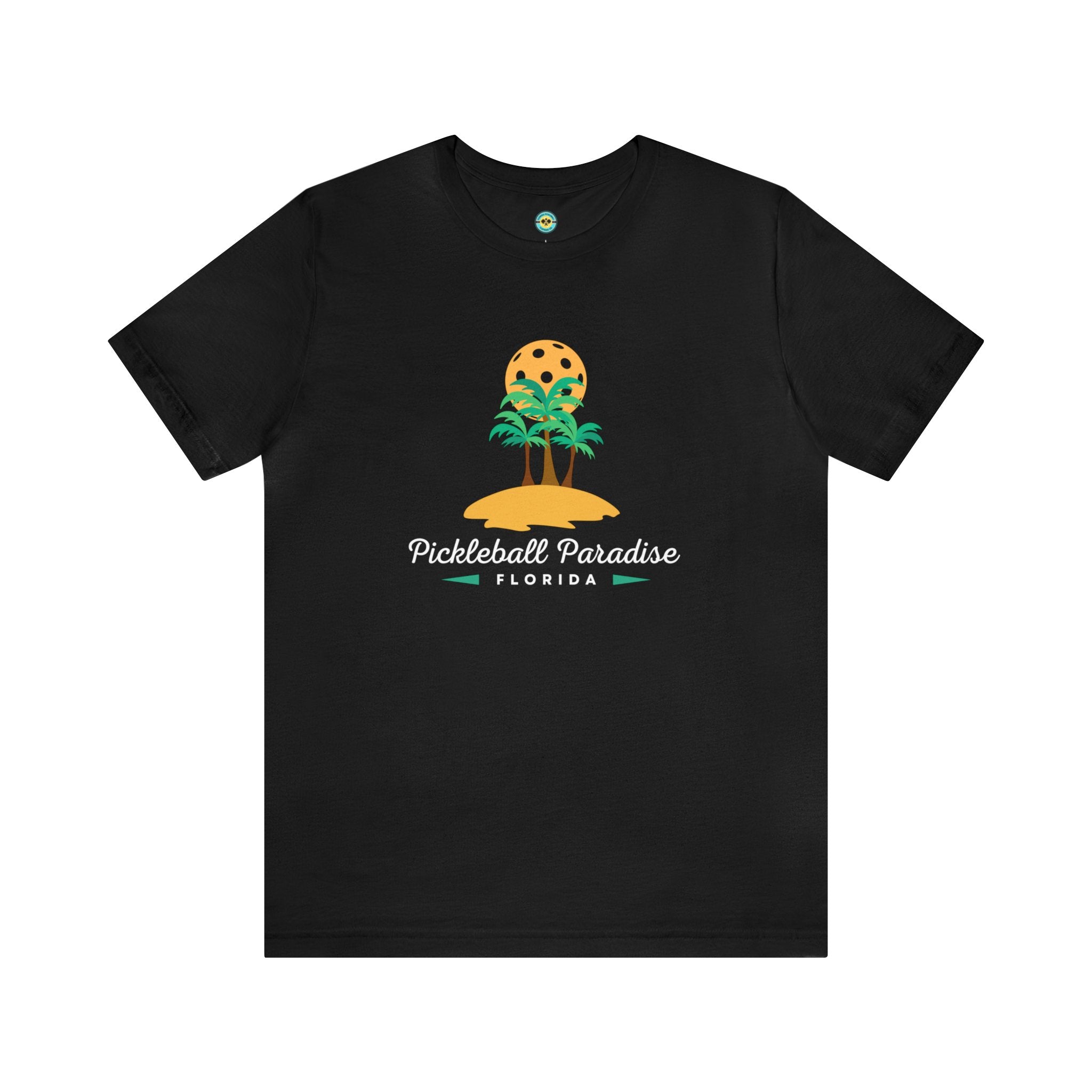 Pickleball Paradise Florida Unisex T-shirt - White Lettering