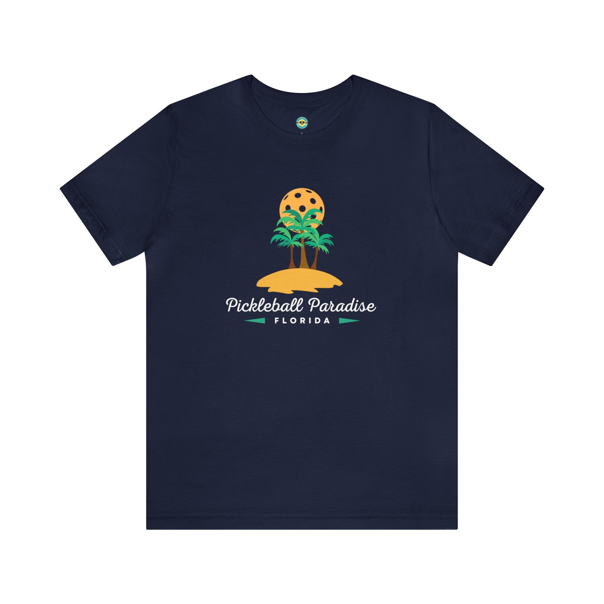 Pickleball Paradise Florida Unisex T-shirt - White Lettering