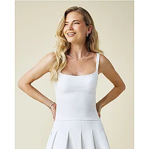 Everyday Scoop Tank - Bright White