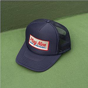 Play Nice Trucker Hat · Navy