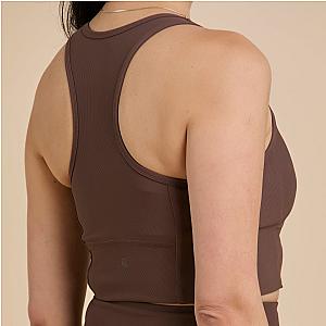 Stevie Crop Bra - Espresso