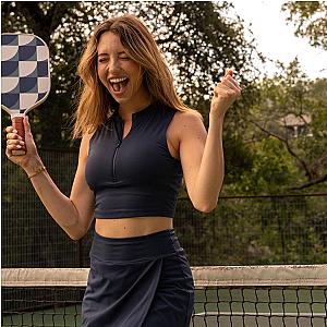 Clarkson Crop Bra - Navy