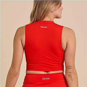 Clarkson Crop Bra - Poppy