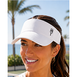 White Pickleball Visor V 2.0