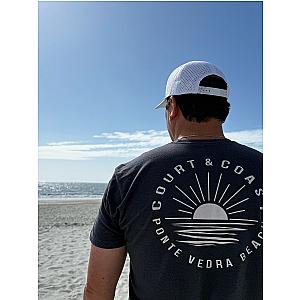 Court & Coast Short Sleeve Soft Pickleball Shirt
