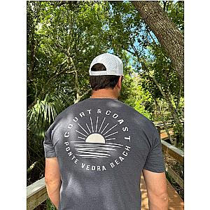 Court & Coast Short Sleeve Soft Pickleball Shirt