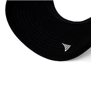 The Old School Nighttime Pickleball Visor in Black
