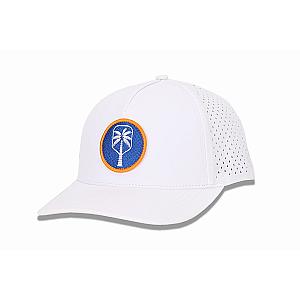 The Sunset Rally Performance Pickleball Hat - White & Blue