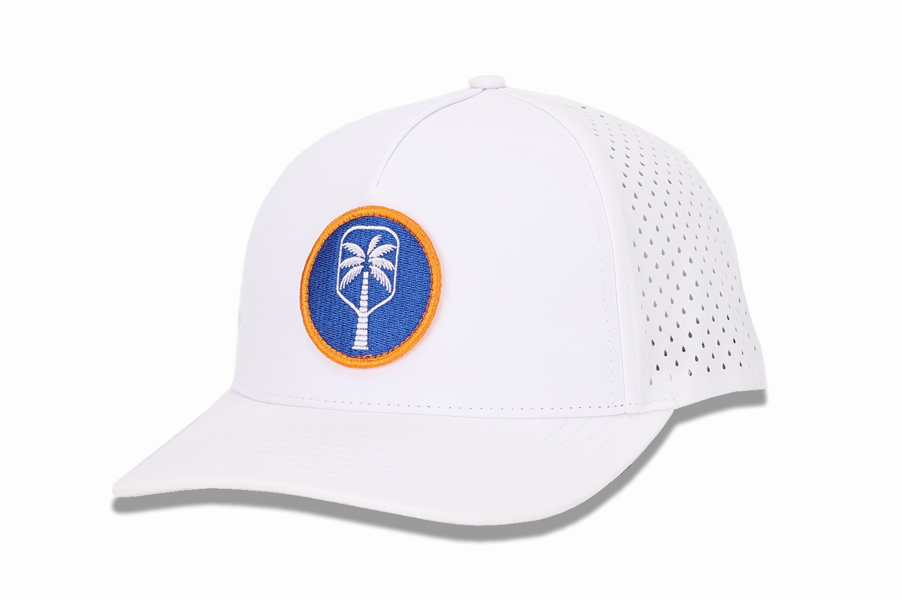 The Sunset Rally Performance Pickleball Hat - White & Blue