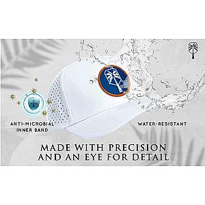 The Sunset Rally Performance Pickleball Hat - White & Blue