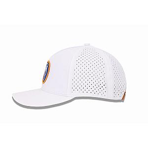 The Sunset Rally Performance Pickleball Hat - White & Blue