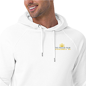 Court Side White Pickleball Hoodie