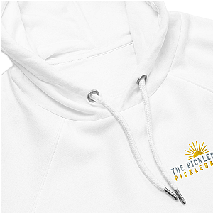 Court Side White Pickleball Hoodie