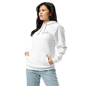 Court Side White Pickleball Hoodie