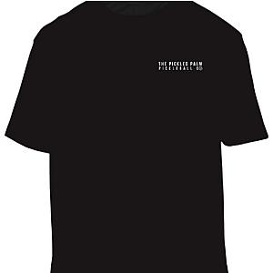 Mens Performance Midnight Black Short Sleeve Pickleball Shirt