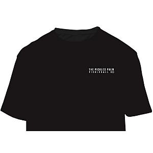 Mens Performance Midnight Black Short Sleeve Pickleball Shirt