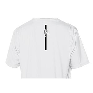 Mens Performance White Short Sleeve Pickleball Shirt