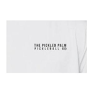 Mens Performance White Short Sleeve Pickleball Shirt